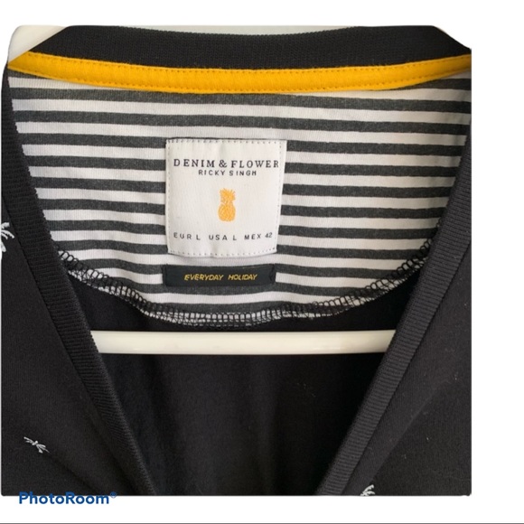 Denim and Flower Tee M14 - Picture 4 of 4